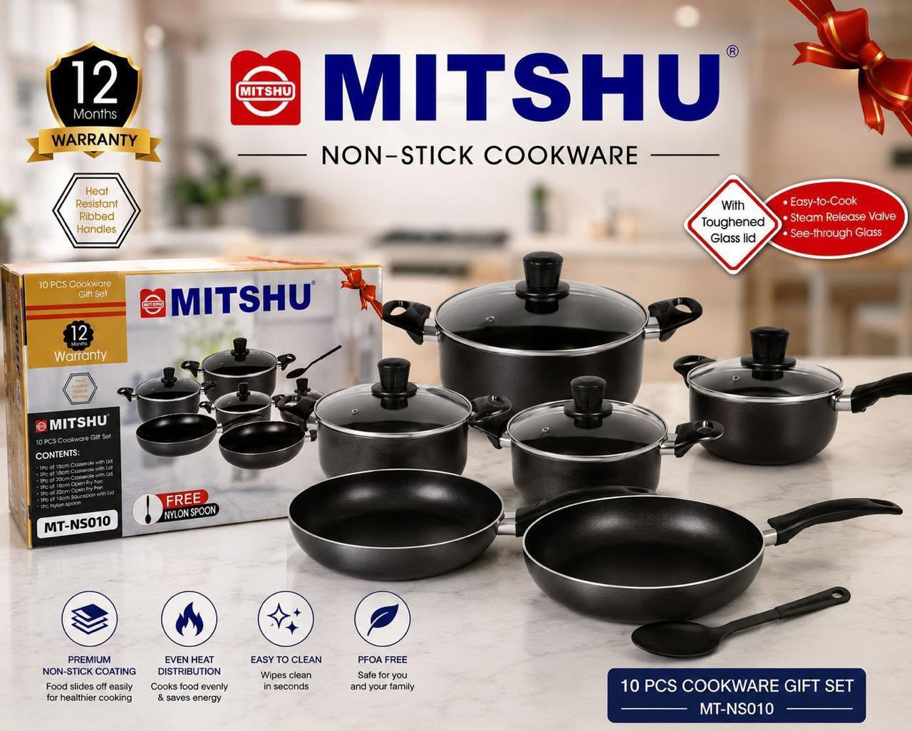 Mitshu Non Stick Cookware
